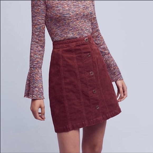 Anthropologie Dresses & Skirts - Anthro pilcro & the letterpress corduroy skirt